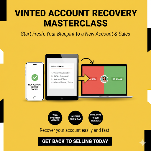 VINTED ACCOUNT RECOVERY GUIDE